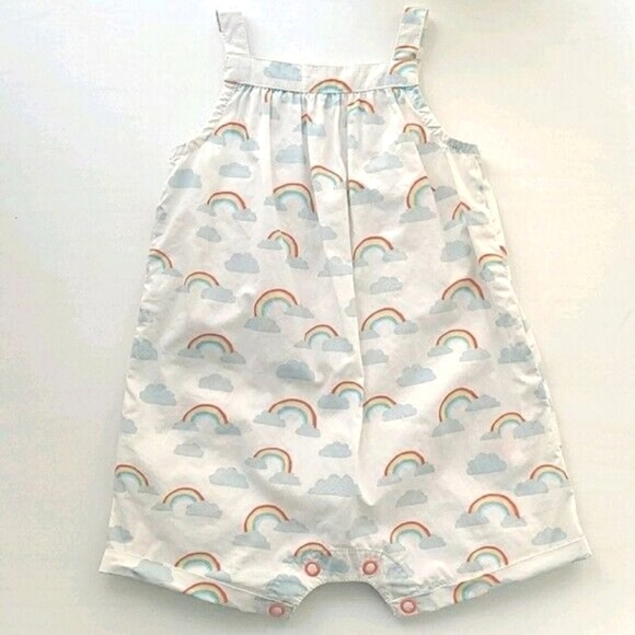 BABY BODEN Rainbow Summer Romper 3-6m - Picture 1 of 6